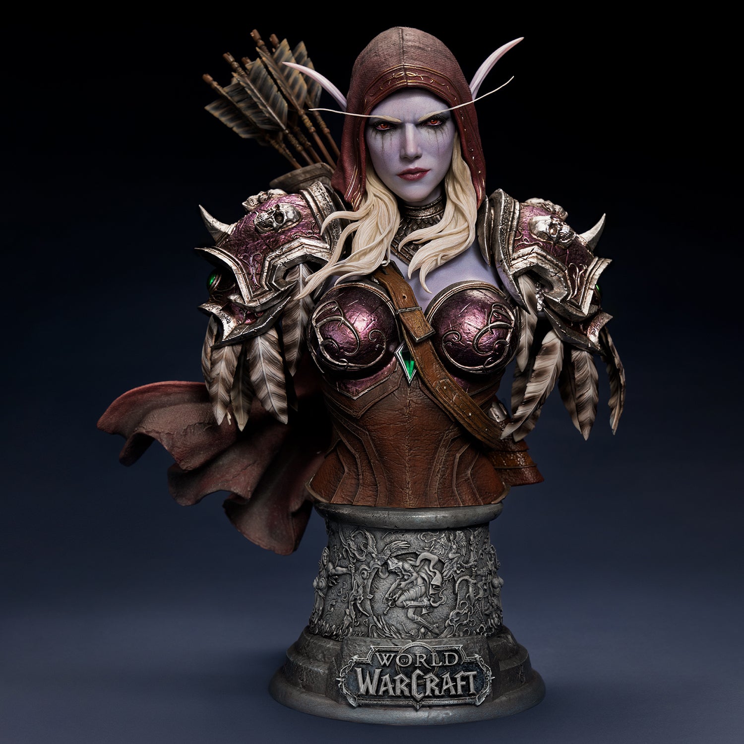 World of Warcraft Sylvanas 1:3 Scale Bust - Front view