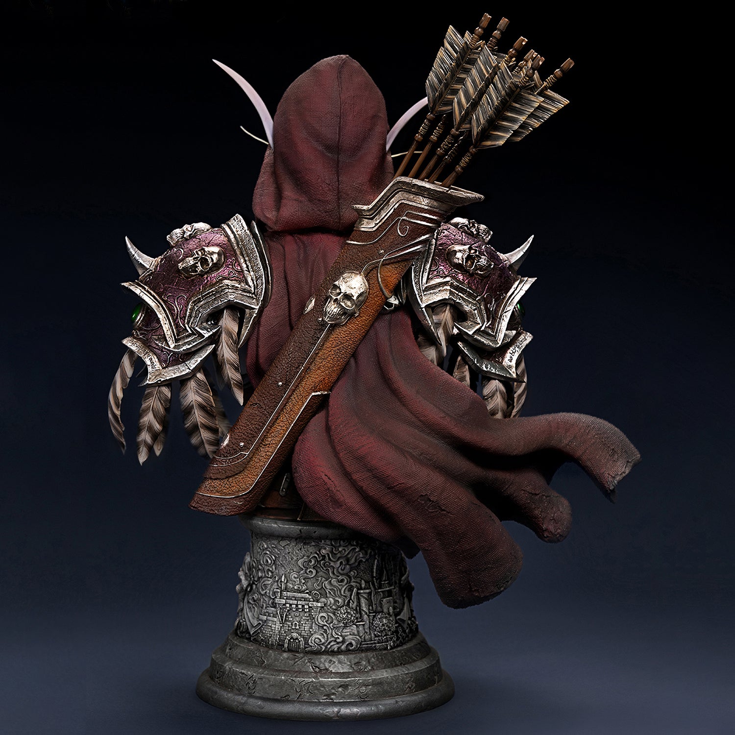 World of Warcraft Sylvanas 1:3 Scale Bust - Back View