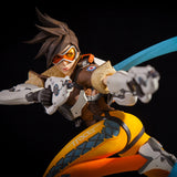 Overwatch Tracer 10.5in Premium Statue - Close up, Detailed View of Tracer Character