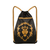 World of Warcraft Alliance Loot Bag in Black - Front View