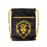 World of Warcraft Alliance Loot Bag in Black - Front Flat View
