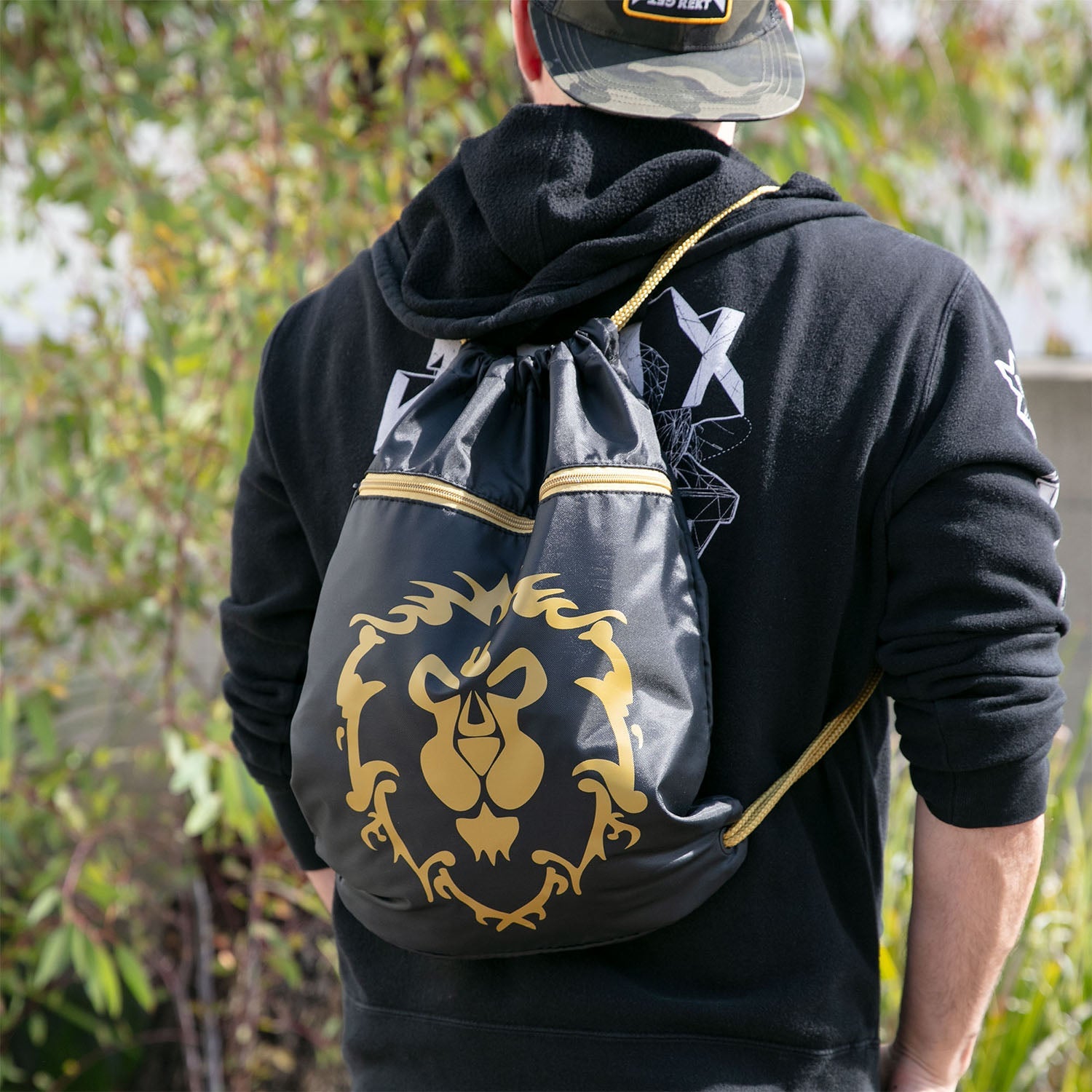 World of Warcraft J!NX Alliance Loot Bag in Black - Back View