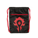 World of Warcraft J!NX Horde Loot Bag in Black - Front Flat View