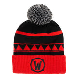 World of Warcraft Horde Black Pom Beanie