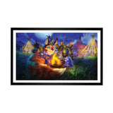 World of Warcraft A Midsummer - Night 35.5 x 61 cm Framed Art Print - Front View