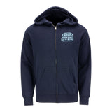 World of Warcraft Lich King J!NX Blue Scourge Hoodie - Front View with Wrath of Lich King logo
