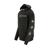 StarCraft Heavy Weight Patch Black Heather Pullover Hoodie - Left Side View