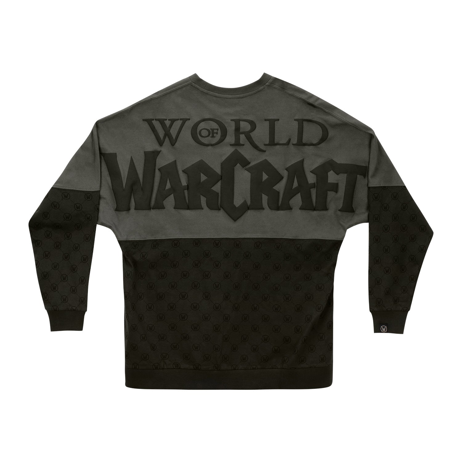 World of Warcraft Billboard Long Sleeve Grey T-Shirt - Back View