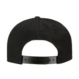 Overwatch 2 Black Flatbill Snapback Hat - Back View, No Text