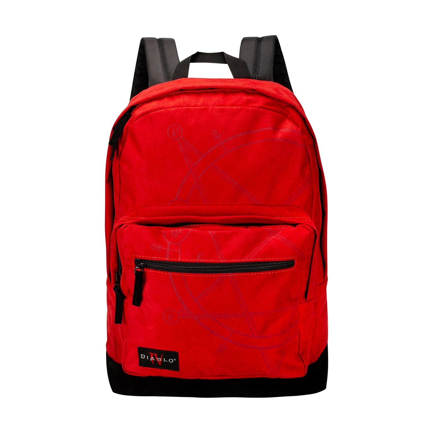 Diablo IV Red Backpack - Front View of Backpack